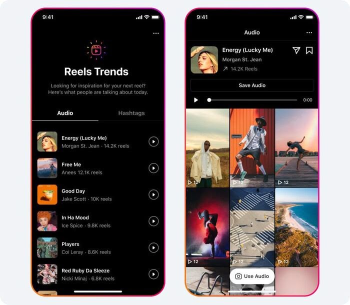 Find Trending Audio On Instagram