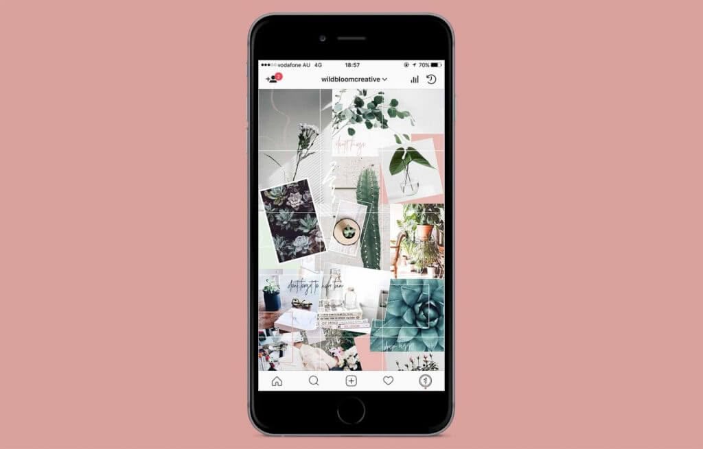 create an Instagram Grid Post