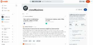 Subreddits for business