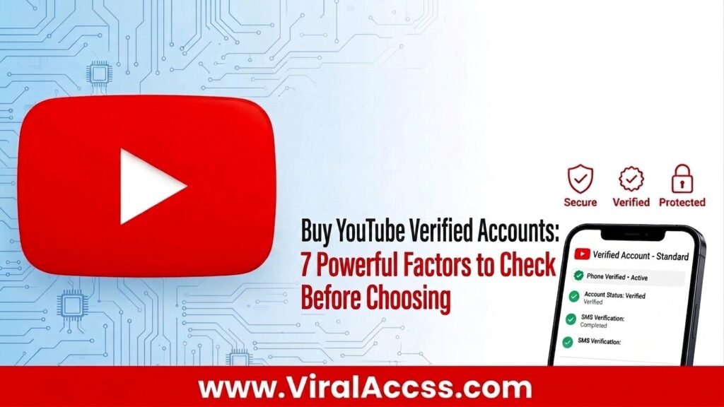 Buy YouTube PVA Accounts