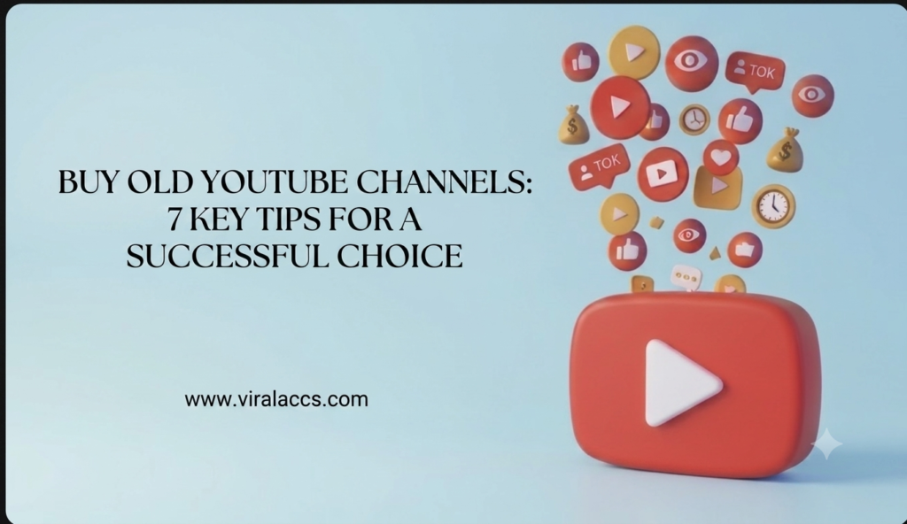 Buy old youtube channels