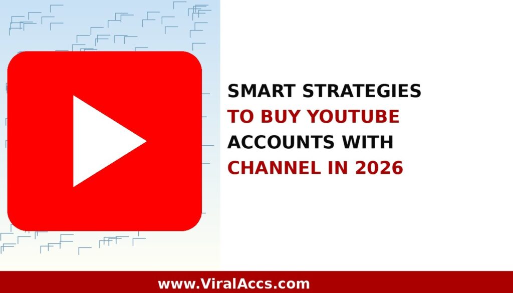 buy youtube accounts with channel